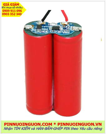 Sanyo 7.4v-UR18650F-2600mAh, Pin sạc Lithium Sanyo 7.4v-18650-2600mAh /Nhận bấm ghép pin theo yêu cầu